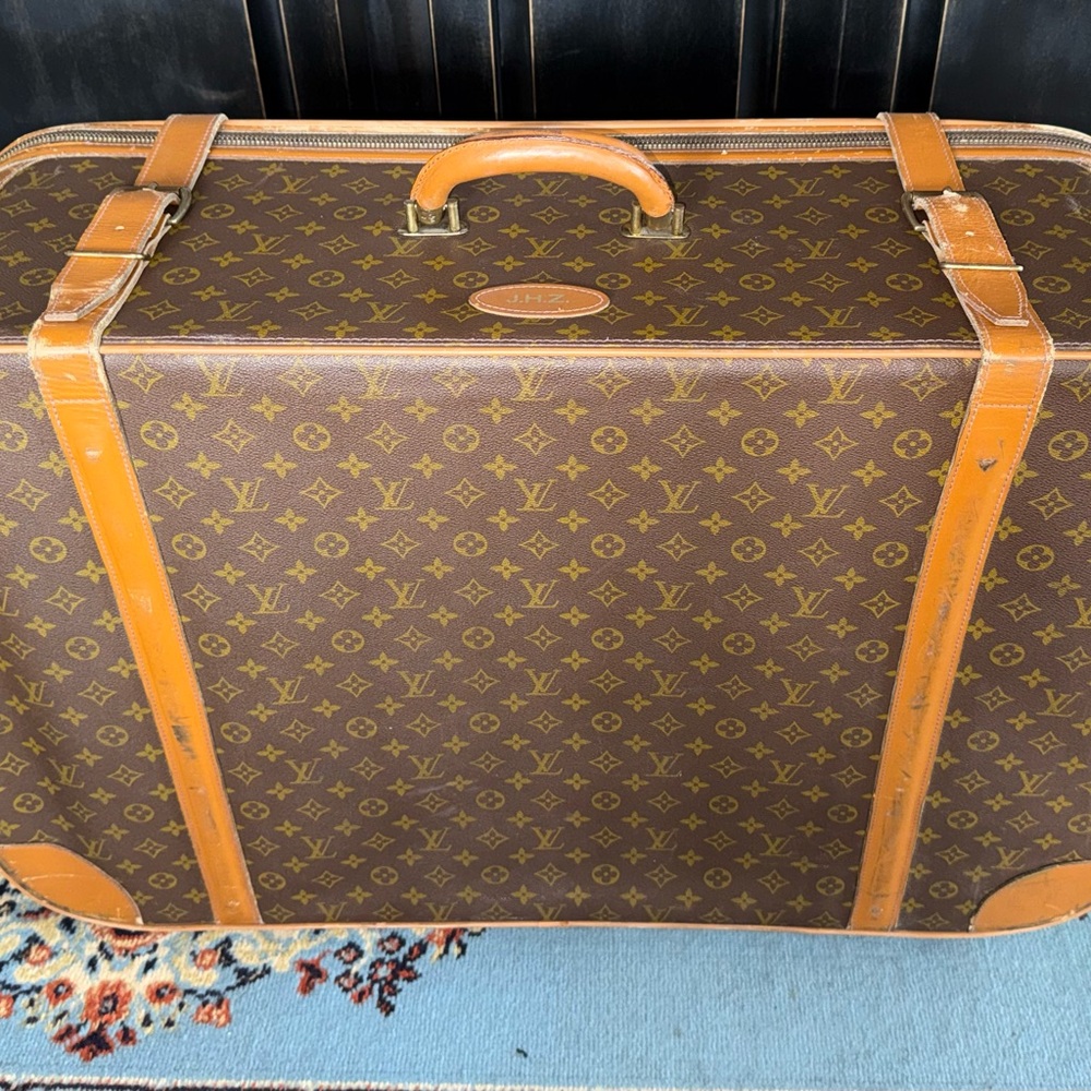 Louis Vuitton Vintage Stratos 80 Monogram Canvas Travel Trunk
